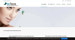 Desktop Screenshot of drface.es