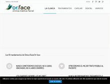 Tablet Screenshot of drface.es